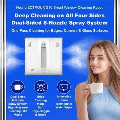 Robot lau cửa sổ phun nước
